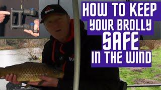 How to Keep your brolly safe, #jamesatkinsfishing #fjukabait #vidiq #tubebudy