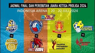 Inilah Jadwal Babak Grand Final Proliga 2024 di Indonesia Arena | LIVE Moji TV