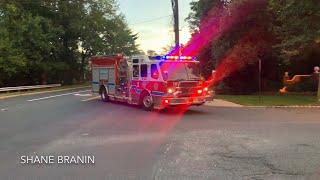 Holmdel Fire Department Deputy Chief 18-67 and Engine 18-80 Responding 8/24/20