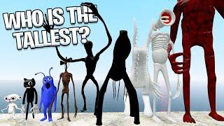 Who is the TALLEST Trevor Henderson Creature? (Garry's Mod)