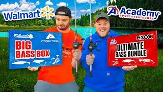 AYO Fishing VS Smalls $25 Store Brand Fishing Challenge (Walmart vs. Academy)