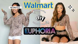DIY WALMART into EUPHORIA CLOTHES | Back-To-School Edition ft. Glamnetic! | Nava Rose