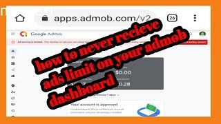 AdMob Ads Limit Problem Solved - How To Fix AdMob Ads Limit