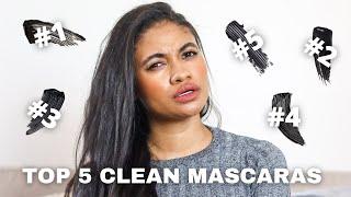 TOP 5 CLEAN BEAUTY MASCARAS | my top 5 most loved clean beauty mascaras!