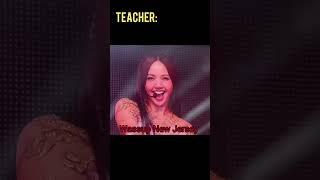 students VS teacher (sorry the voice is not perfectly fit with the video) #blackpink #lisa #viral