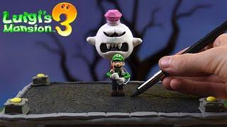 King Boo Boss Battle - (Luigi's Mansion 3) Made With Polymer Clay