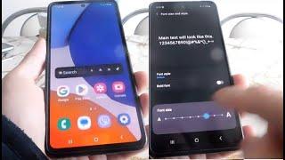 How to Change Font Size on SAMSUNG Galaxy A14