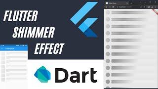 Flutter tutorial - Shimmer List Loading Effect, Shimmer Effect.[2022]