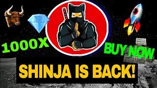 SHINJA(Shibnobi) COIN IS BACK on Base Chain 1000X - 10000X Memecoin ( EARLY investing Opportunity)