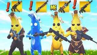 The MYTHIC Peely BOSS SQUAD In Fortnite