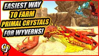 2 Of The BEST Ways To FARM PRIMAL CRYSTALS On The Crystal Isles Map!! || Ark Crystal Isles!