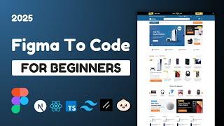 How to Turn Figma Designs into code with Next.js, Tailwind CSS,  Shadcn in 2025