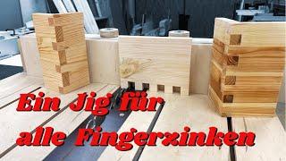 Fingerzinken an der Tischkreissäge in (fast) jeder Größe