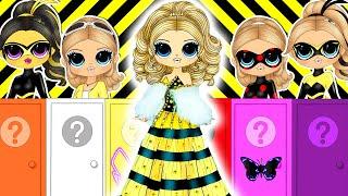 Miraculous Ladybug: Chloe Queen Bee, Secret Closets and School Prom Dress - DIY Paper Dolls & Crafts