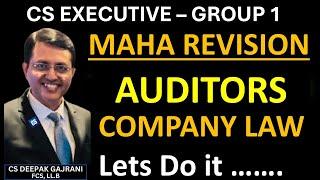 Company Law Maha Revision - Auditor #csexcutiveonlinelectures #csclasses #companylaw #csexams