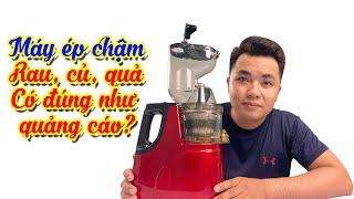 Review thực tế "Máy ép chậm rau củ quả" có thực sự như quảng cáo? | Kien review