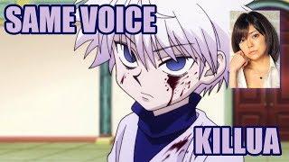 Same Anime Characters Voice Actress with HunterxHunter's Killua Zoldyck