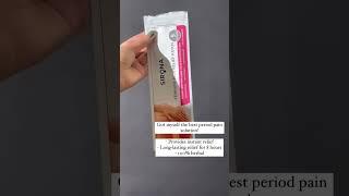 How To Treat Period Cramps Pain | Sirona Feminine Pain Relief Patches | Sirona #Shorts