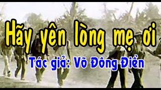 Karaoke vọng cổ HÃY YÊN LÒNG MẸ ƠI - KÉP