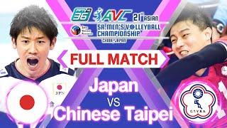 Japan vs. Chinese Taipei - Full Match - PPTV 2021 Asian Sr. men's JVA Volleyball Champ | Semi-Final
