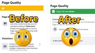 How To Solved Facebook Page Quality Yellow Problem 2022 |How To Solved Facebook Community Standards