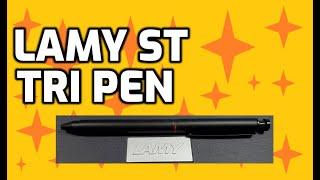 Lamy ST Tri Pen - 2 Color/Pencil Multi Pen (0.5mm) Unboxing and Review