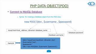 PHP DATA OBJECT (PDO)