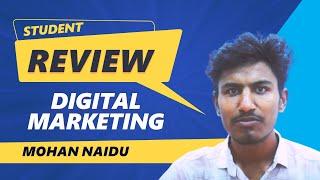 Mohan Naidu's Testimonial | Indras Academy Digital marketing Courses Marathahalli, Bangalore