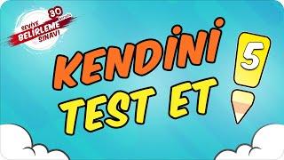 KENDİNİ TEST ETMEYE HAZIR MISIN? | 5. Sınıf Seviye Belirleme Sınavı (ÖDÜLLÜ)