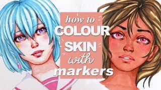 [TUTORIAL] How to color SKIN with MARKERS (copic alternative)