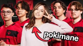 We let POKIMANE join the Valorant Team for 24 Hours