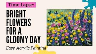 Bright Flowers for a Gloom Filled Day - Time Lapse