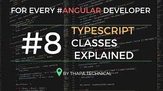 Typescript Tutorial for Beginners in Hindi #8: Classes in Typescript in Hindi