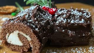 Summer Yule Log Recipe (No Bake Christmas Log Craft)