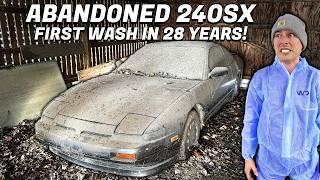 Deep Cleaning a Real Life Forza Barn Find: Nissan 240SX Transformation!