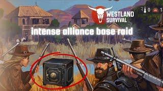 Westland Survival: intense raid on rival alliance base after being attacked