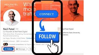 How To Add Follow Button To LinkedIn Profile Through Mobile