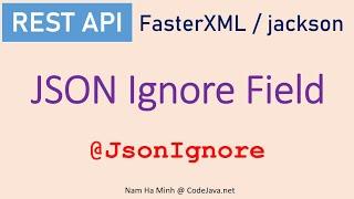 JSON How to Ignore Fields in Java
