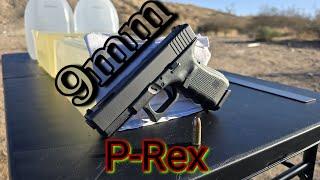 9mm Maker P-Rex 124gr +P Ballistics Gel Test