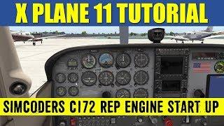 X Plane 11 SimCoders C172 REP Engine Start Up Procedure