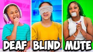 Cali's DEAF MUTE BLIND Baking Challenge!