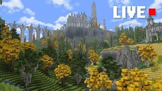 Expanding my Elden Ring inspired Kingdom | Minecraft Creative 1.20 LIVE