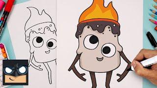 How To Draw Marshmallow | IF