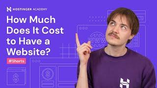 How Much Does It Cost to Have a Website #Shorts