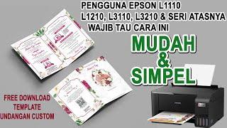 BEGINI CARANYA CETAK UNDANGAN CUSTOM FUL A4 || PERCETAKAN RUMAHAN | PERCETAKAN PEMULA