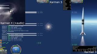 KSP Sounding rocket sample return with KRPC (RP-1)