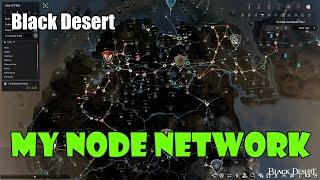 [Black Desert] Overview of My Nodes and Worker Empire For Valencia Meals, Timber Crates, and More!