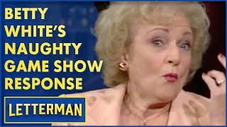 Betty White's Naughty Game Show Answer | David Letterman