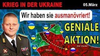 05.MÄRZ: AUFNAHMEN - HUNDERTE Russen RENNEN vor Pokrovsk DAVON | Ukraine-Krieg