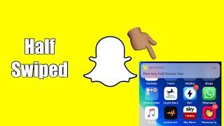 Snapchat: How To See If You Have Been Half Swiped!!!